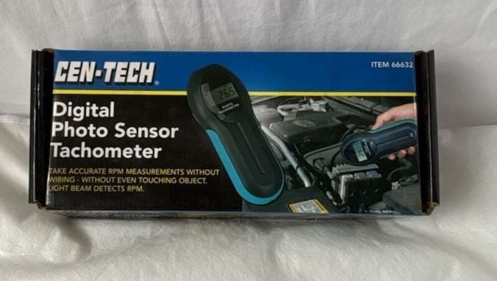 Cen-Tech Digital Photo Sensor Tachometer Model 66632